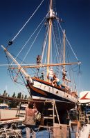 Miraka Tallship under Restoration